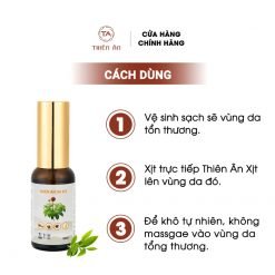 Cách dùng lọ xịt trị da liễu Thiên Ân