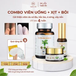 [ Combo 3 ] Xịt + Kem Bôi Da + Viên Uống Thiên Ân